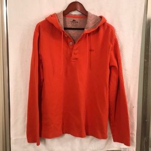 Men’s Lacoste long sleeve jersey hooded tee